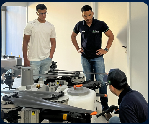 Manutenção de bateria DJI Agras